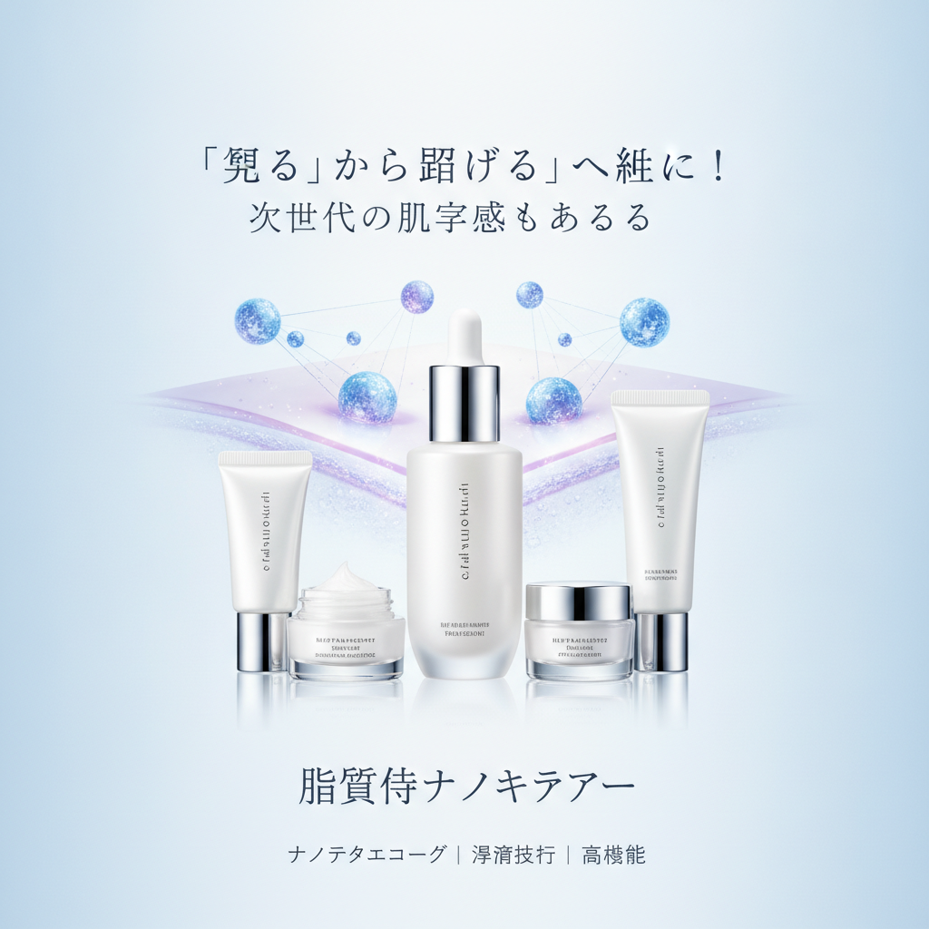 「塗る」から「届ける」へ進化！次世代の肌実感をもたらす「脂質体ナノキャリア」の秘密