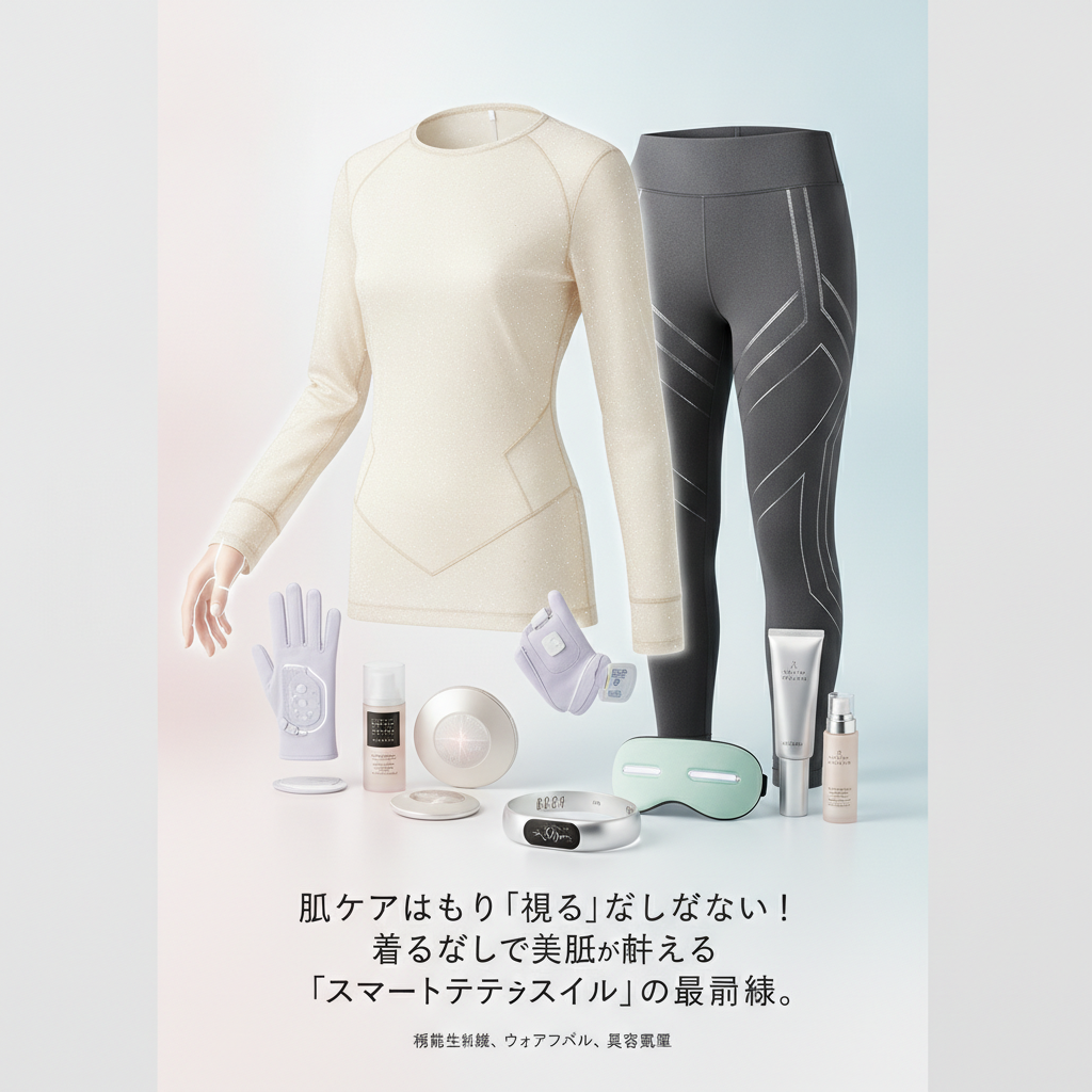 肌ケアはもう「塗る」だけじゃない！着るだけで美肌を叶える「スマートテキスタイル美容」の最前線