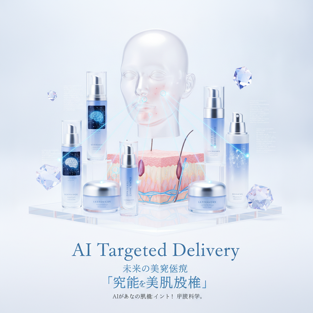 AIがあなたの肌悩みにピンポイント！未来の美容医療「AI標的型デリバリー」で叶える究極の美肌革命