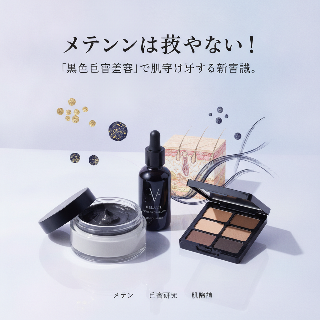 メラニンは敵じゃない！「黒色色素美容」で肌を守り育てる新常識