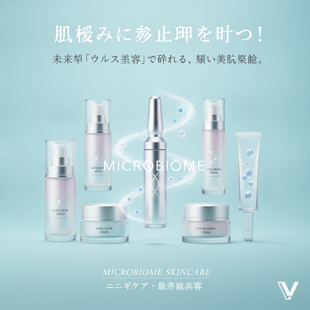 肌悩みに終止符を打つ！未来型「ウイルス美容」で叶える、賢い美肌革命