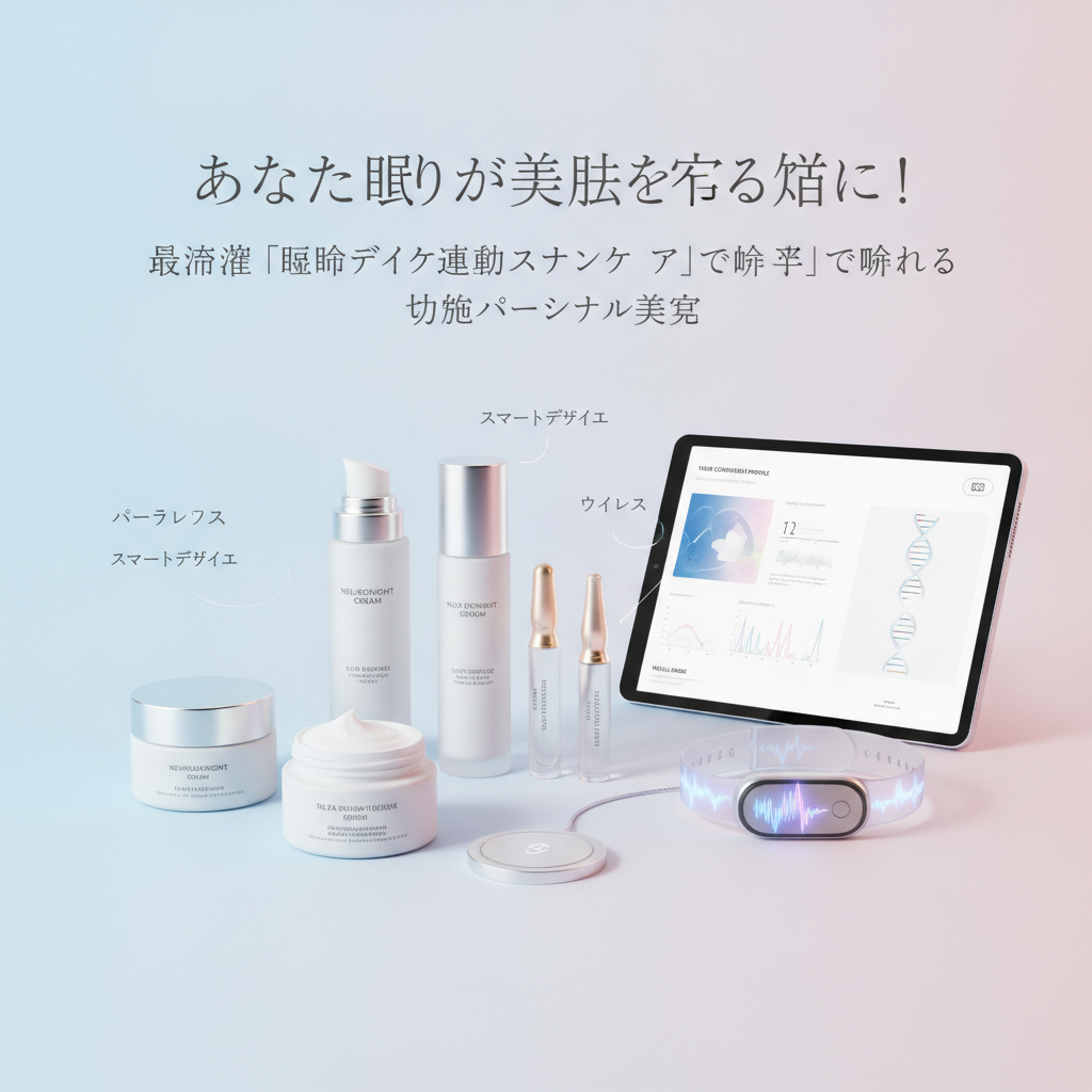 あなたの眠りが美肌を育む鍵に！最先端「睡眠データ連動スキンケア」で叶える究極のパーソナル美容