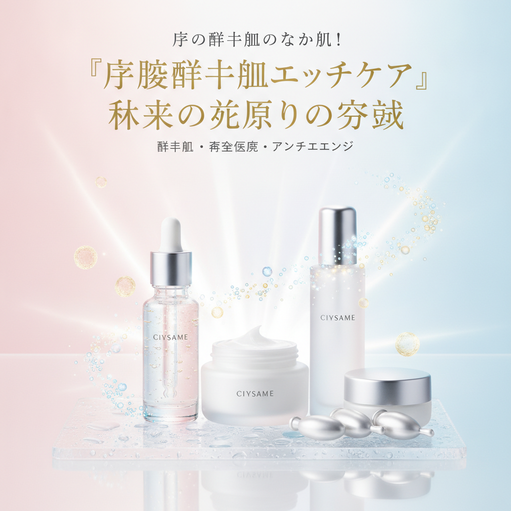 肌の奥底から輝きを！『皮膚幹細胞ニッチケア』が解き放つ、未来の若返り方程式
