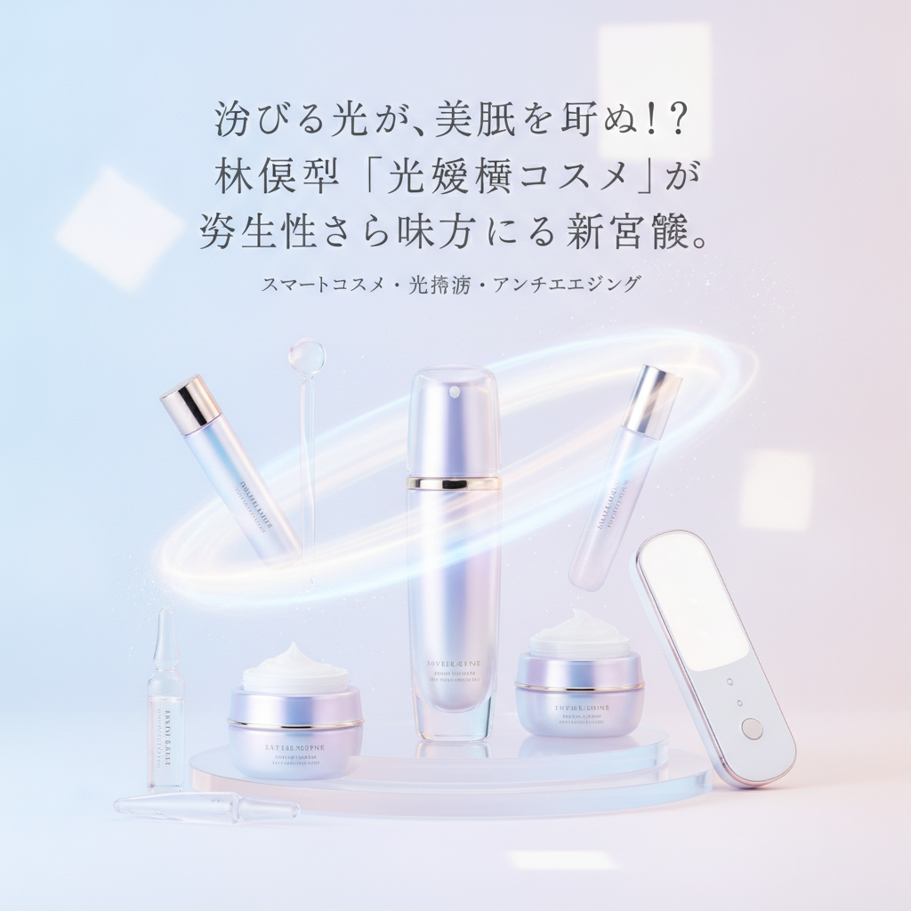 浴びる光が、美肌を育む！？未来型「光変換コスメ」が紫外線すら味方にする新常識